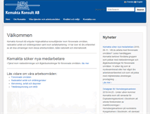 Tablet Screenshot of kemakta.se